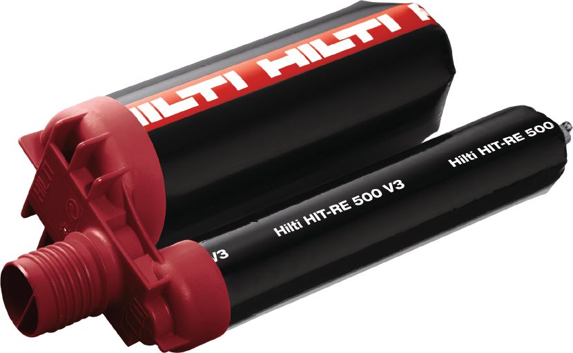 HIT- RE 500 V3 철근 정착 및 고하중 앵커링을 위한 초고성능 에폭시 모르타르