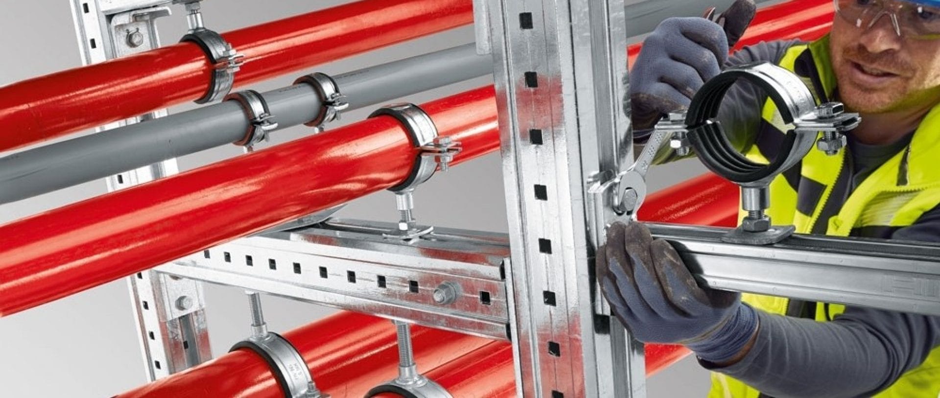 Hilti piping solution MIQ system for heavy duty applications