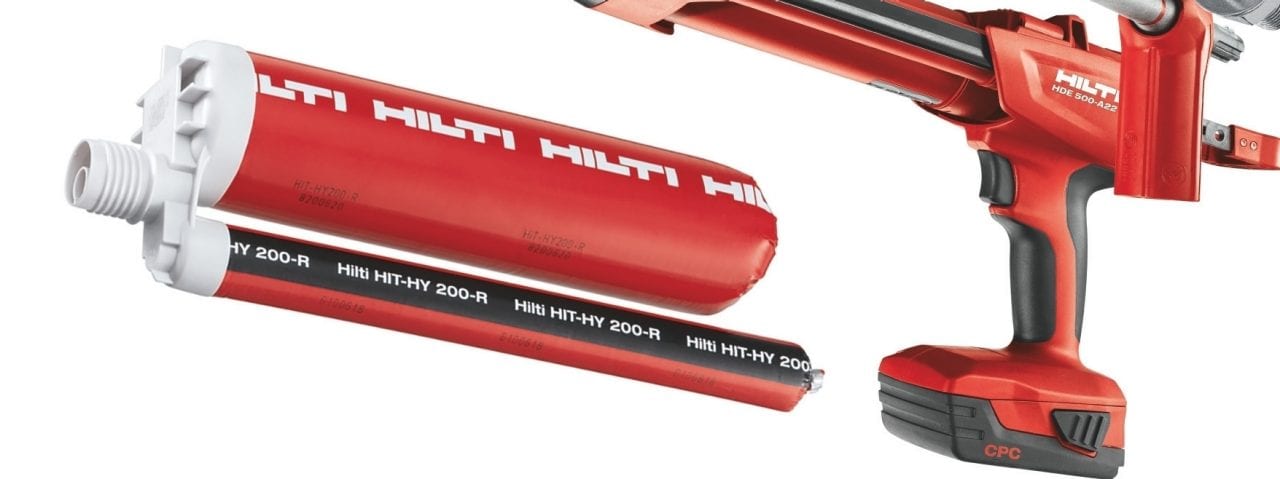 HIT-HY 200, HDE 500-A22, HIT-Z Anchor rod, TE-YD Hollow drill bit