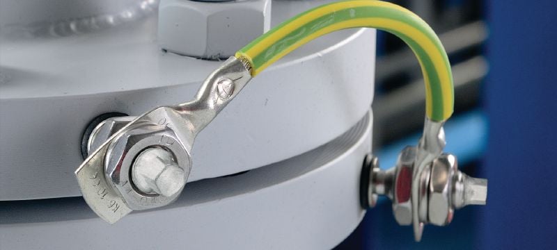 전기 커넥터(연결부) S-BT-EF 약간의 부식성이 있는 환경에서 강철의 전기 연결부용 스레드 스크류 스터드 핀(탄소강, 메트릭 스레드) 용도 1