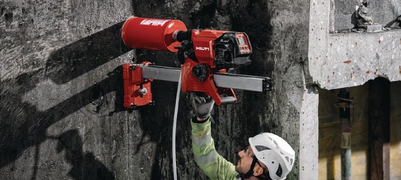 DD 160-22 무선 코어 드릴 직경 52-162mm(2 – 6-3/8)의 스탠드 고정형 다이아몬드 코어링을 위한 작고 강력한 무선 코어링 기계(Nuron 배터리 플랫폼) 용도 1