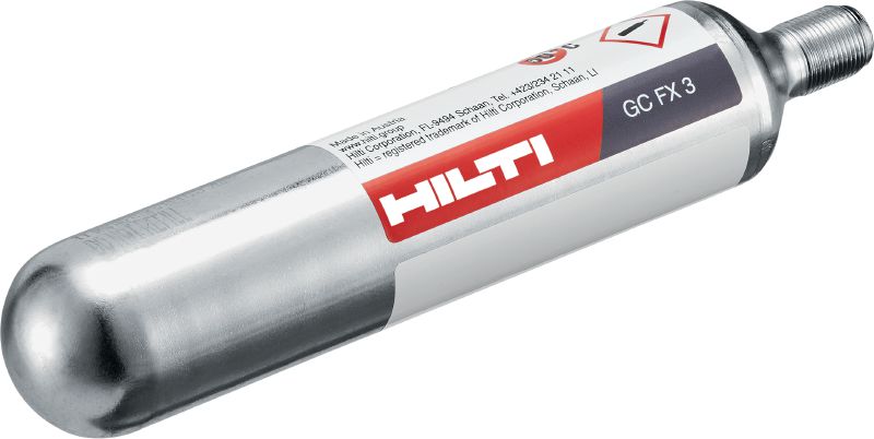 FX 3 가스 카트리지 Hilti Stud Fusion 공구와 함께 사용할 수 있는 작고 깨끗한 휴대용 경량 가스 카트리지