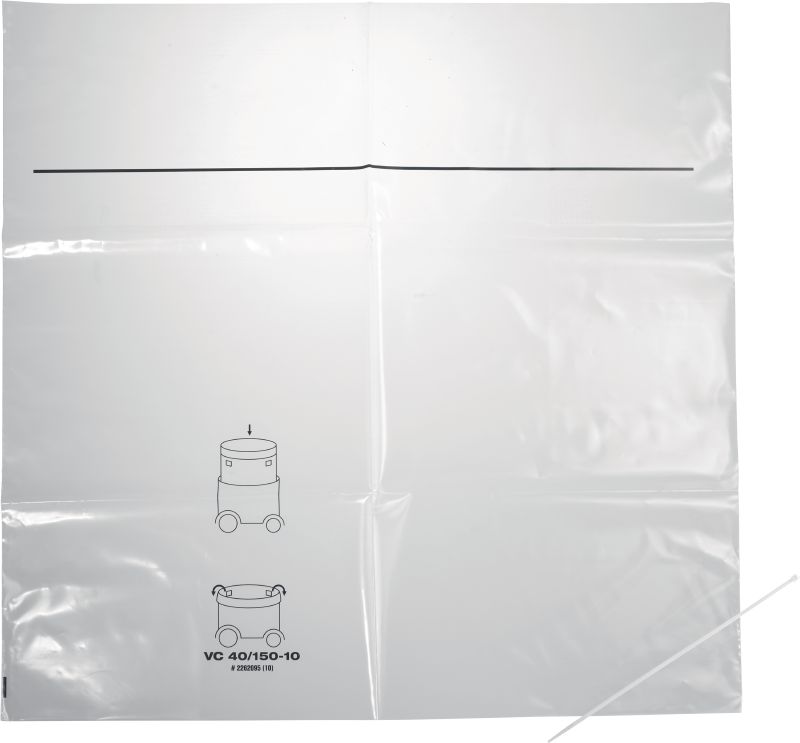 청소기용 비닐 먼지봉투 VC 40-X/150-10 X (10) 플라스틱 