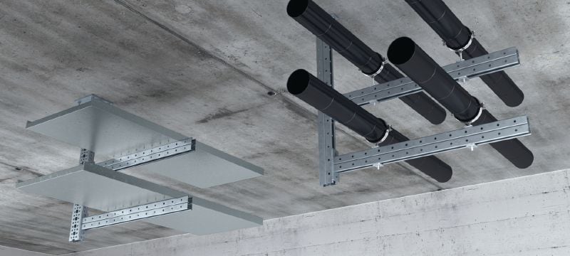 MT-80 OC 박스형 찬넬 실외 환경에서 MT-TFB 구성부품과 함께 사용하기 위한 고하중용 박스형 찬넬 용도 1
